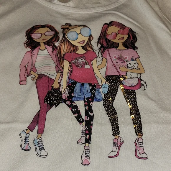 The Children's Place White Tee with Fashionable Graphic - Picture 2 of 3